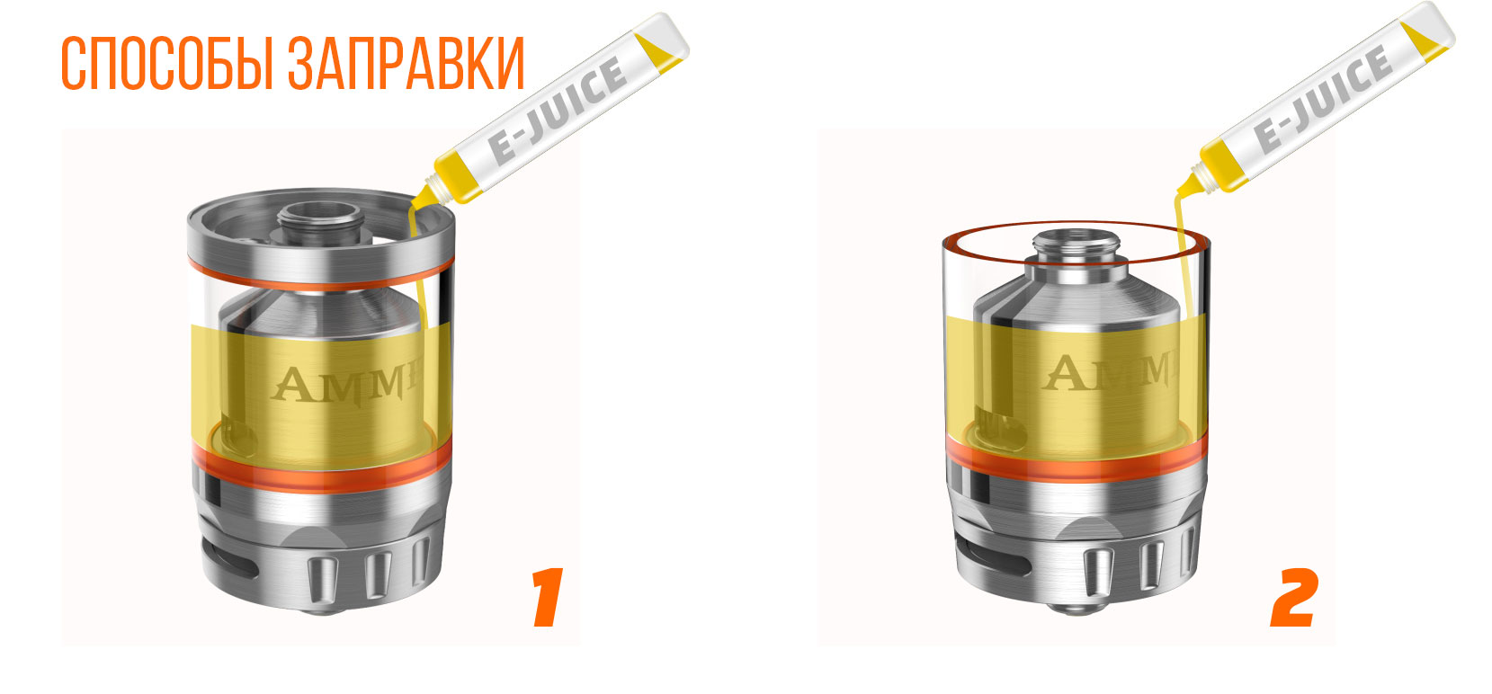 AMMIT dual coil rta two refilling ways new