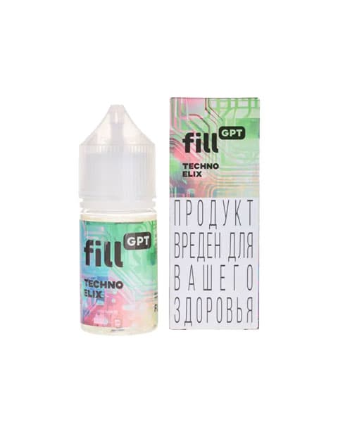 Жидкость fill GPT - Techno Elix ( Клюква Лайм ) 25 мл ( 15 ± 3 мг )