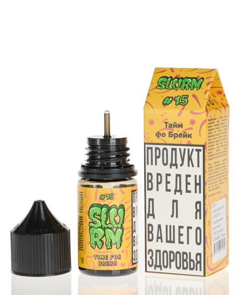Жидкость SLURM - #15 Time For Break 25 мл ( 15 ± 3 мг ) ( Тропическая Маракуйя )