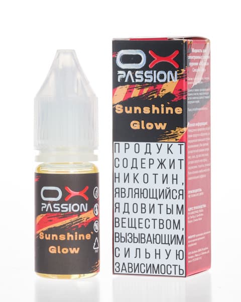 Жидкость OX Passion - Sunshine Glow 10 мл ( 17 ± 3 мг ) ( Грейпфрут Апельсин Манго )