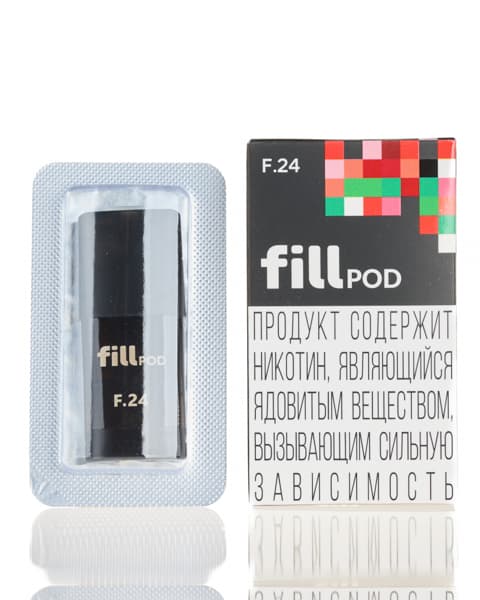 Одноразовый картридж с жидкостью для электронных систем курения fill POD - Арбуз ( F24 ) ( 1.8 мл. Крепость 17 ± 3 мг )