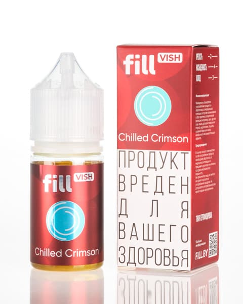 Жидкость FILL VISH - Chilled Crimson ( Морозная Вишня ) 25 мл ( 17 ± 3 мг )
