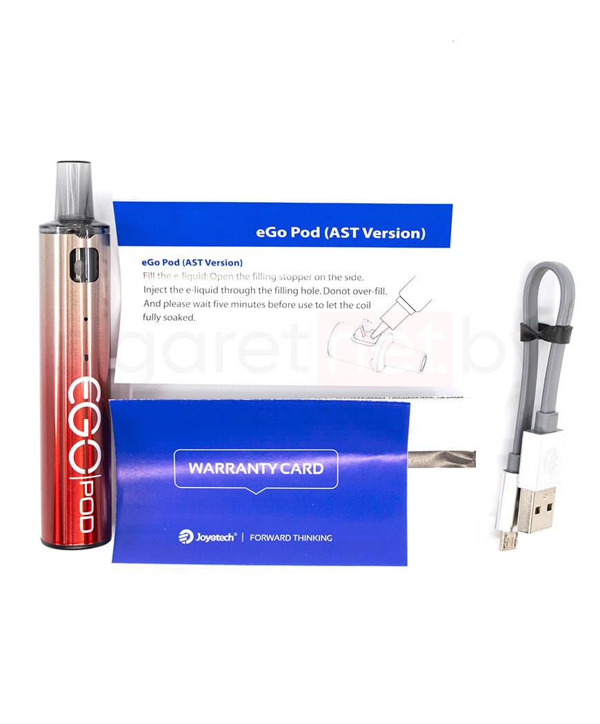 Стартовый комплект Joyetech eGo Pod AST 2 мл. - 1000 mAh ( Черный ) Metal Black