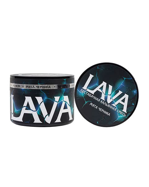 Бестабачная кальянная смесь LAVA - Черника Мята 50 гр. ( MEDIUM )