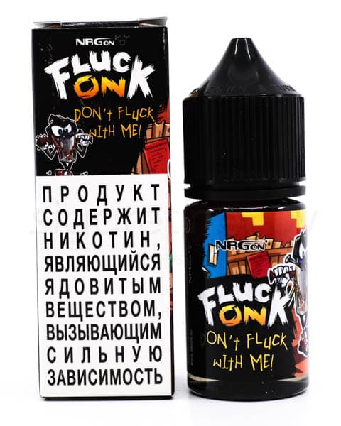 Жидкость Fluck On - Don't Fluck With Me 30 мл ( 17 ± 3 мг ) ( Манго Киви Грейпфрут )