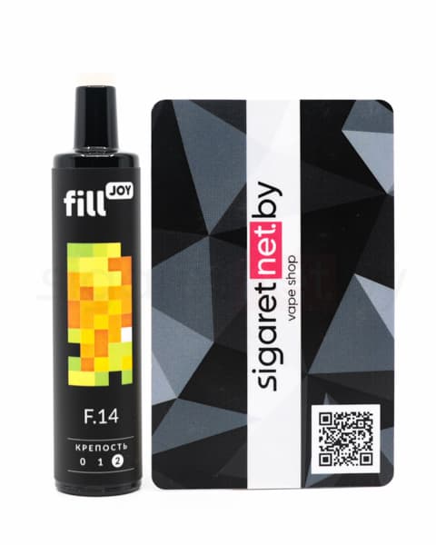 Электронная система курения ( одноразовая ) fill JOY 500 - 400 mAh - Манго ( F14 ) ( 2 мл. Крепость 17 ± 3 мг\ мл )