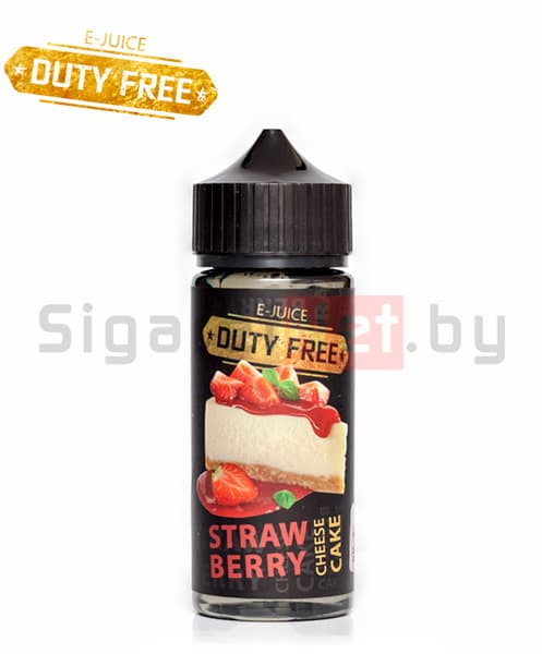 Duty Free Black - Strawberry Cheesecake, (3 мг), 120 мл