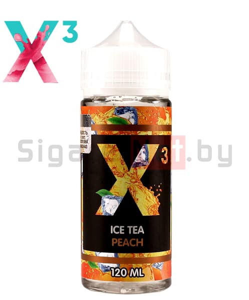 X-3 Ice Tea - Peach, 120 мл (3 мг)