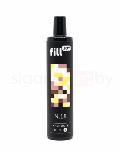Электронная система курения ( одноразовая ) fill JOY 500 - 400 mAh - Пина Колада Ром ( N18 ) ( 2 мл. Крепость 17 ± 3 мг\ мл )