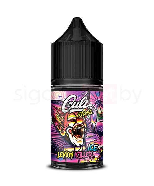 Жидкость CULT SALT - Lemon Killer ICE ( Малиновый Лимонад со Льдом ) 30 мл ( 20 мг ) STRONG