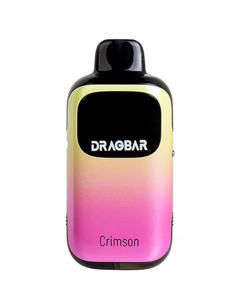 Комплект электронной системы курения ( многоразовая ) DRAGBAR 6000 - 650 mAh - Клубника Лимон ( Crimson ) ( 2 + 10 мл. Крепость 17 ± 3 мг\ мл )