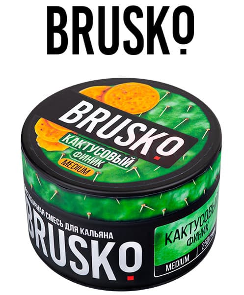 Бестабачная смесь для кальянов BRUSKO ( Кактусовый Финик ) 250 г ( MEDIUM )