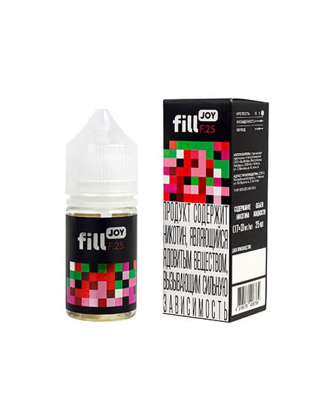 Жидкость fill JOY - Клубника Арбуз ( F25 ) 25 мл ( 17 ± 3 мг )