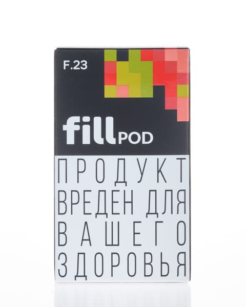 Заправленный картридж fill POD - Киви Арбуз ( F23 ) ( 1.8 мл. Крепость 17 ± 3 мг )