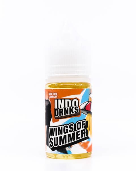 Жидкость INDO DRNKS SALT - Wings of Summer 30 мл  ( 12 ± 2 мг ) ( Холодный Чай с Манго )