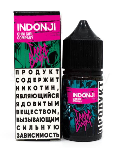 Жидкость INDONJI SALT - Tropic Boom 30 мл ( 17 ± 3 мг ) ( Гуава Личи )