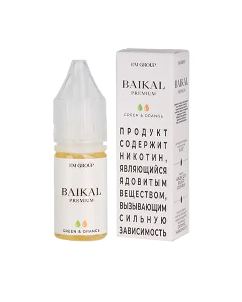 Жидкость BAIKAL - Green Orange 10 мл ( 17 ± 3 мг ) ( Морковь Груша )