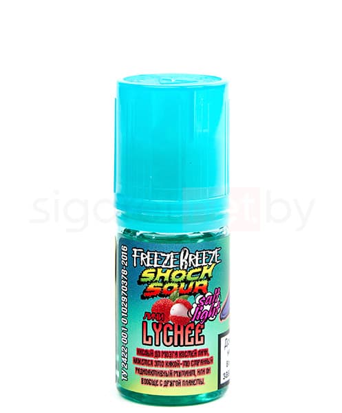Жидкость Freeze Breeze Shock Sour SALT - Lychee Ice 30 мл ( 20 мг )