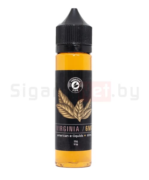 Жидкость Tobacco PIPE  VIRGINIA  ( Табачный микс )  60 мл  ( 6 )