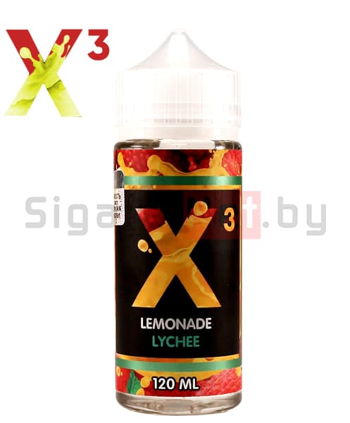 X-3 Lemonade - Lychee, 120 мл (3 мг)