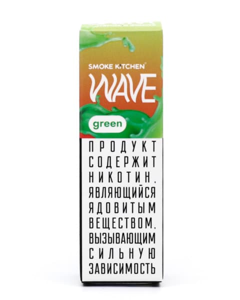 Жидкость SK WAVE SALT - Green 10 мл ( 17 ± 3 мг ) ( Мармелад из Кислого Яблока )