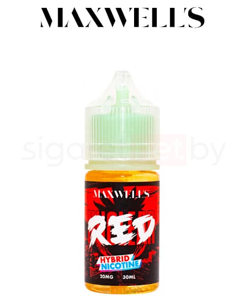 Жидкость Maxwells HYBRID - RED ( Ядерная Клубника ) 30 мл ( 20 мг )
