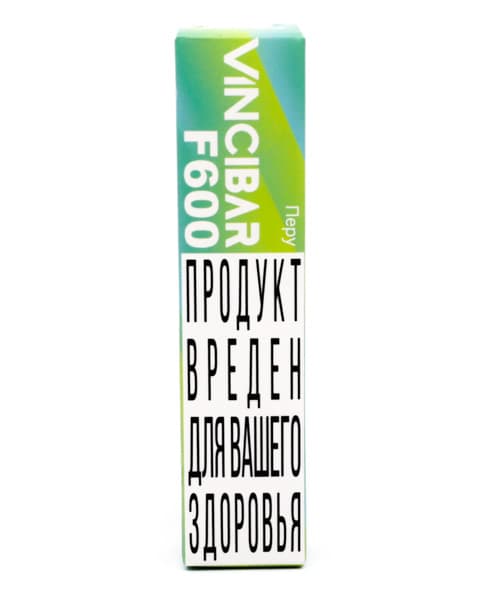 Электронная система курения ( одноразовая ) Vinci Bar F600 - 400 mAh - Киви Гуава Маракуйя ( Перу ) ( 2 мл. Крепость 17 ± 3 мг\ мл )
