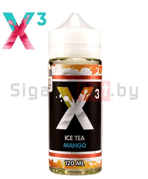 X-3 Ice Tea - Mango, 120 мл (3 мг)