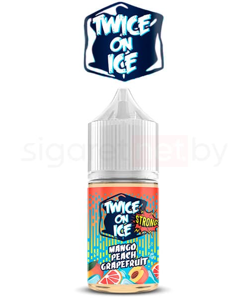 Жидкость Twice On Ice - Mango Peach Grapefruit ( Ледяное Торнадо из Манго, Персика и Грейпфрута ) 30 мл ( 20 мг ) STRONG