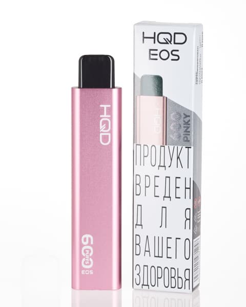 Одноразка HQD EOS 600 - 350 mAh - Клубника Малина Вишня ( Pinky ) ( 2 мл. Крепость 17 ± 3 мг\ мл )