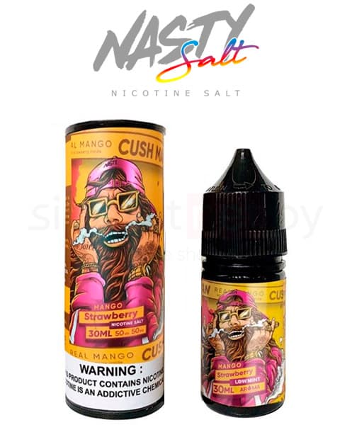 Жидкость Nasty CUSHMAN SALT - Mango Strawberry ( Манго с Клубникой ) 30 мл ( 20 мг )