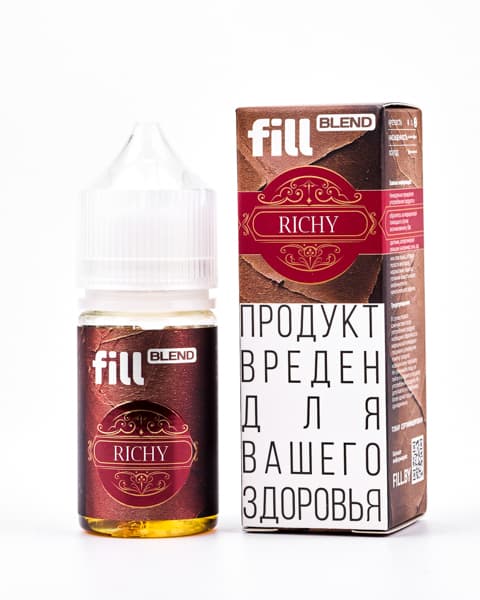 Жидкость fill BLEND - Richy ( Вишневый Табак ) 25 мл ( 17 ± 3 мг )