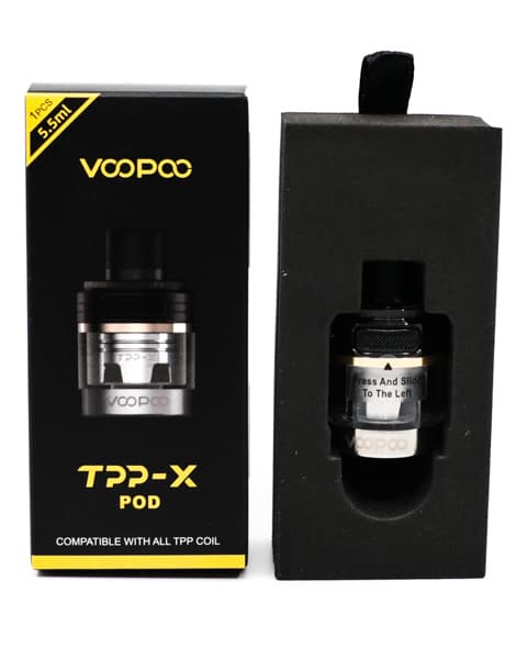 Картридж 5,5 мл VOOPOO TPP X Pod ( без базы ) ( Черный )