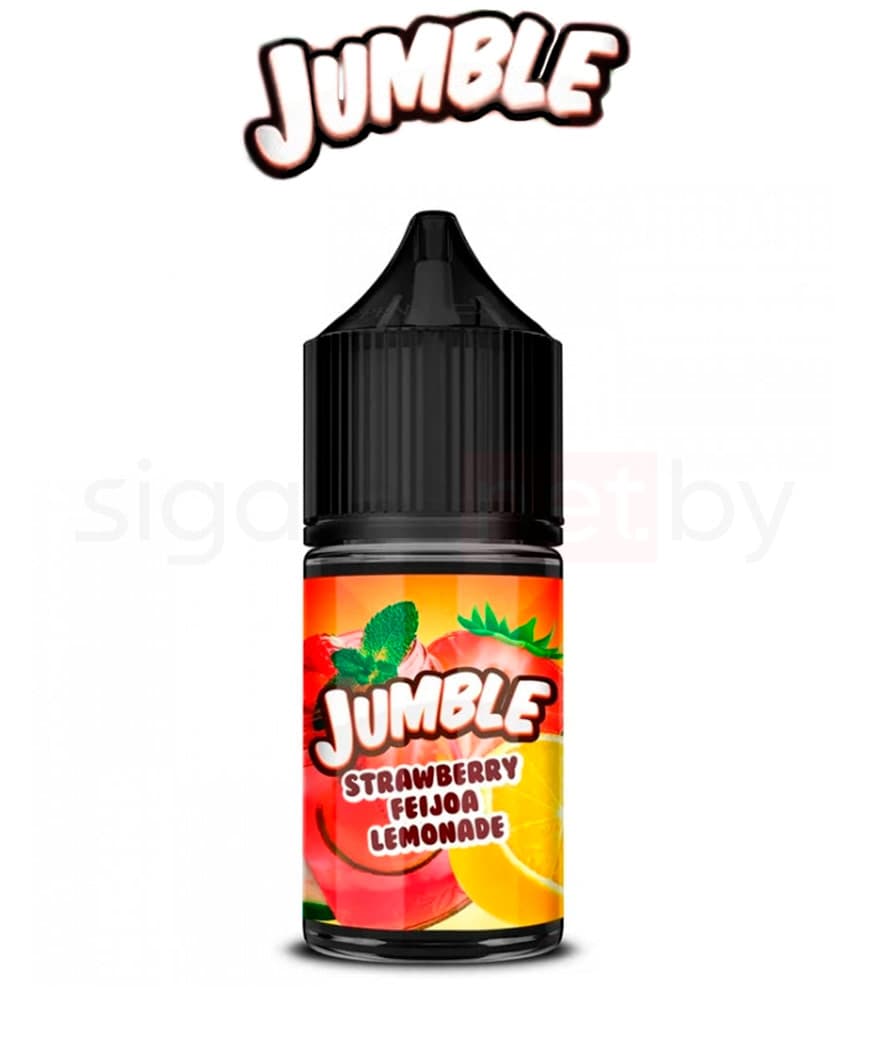 Жидкость Jumble SALT - Strawberry Feijoa Lemonade ( Лимонад из Клубники и Фейхоа ) 30 мл ( 20 мг )
