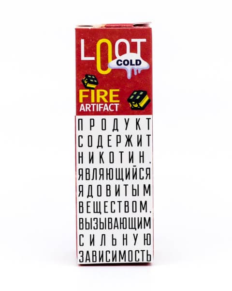 Жидкость Loot Cold SALT - Fire Artifact 10 мл ( 15 ± 3 мг ) ( Цитрусовый Микс )