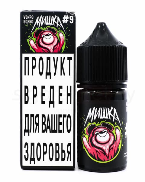 Жидкость МИШКА #9 30 мл ( 17 ± 3 мг ) ( Дыня Арбуз Огурец )
