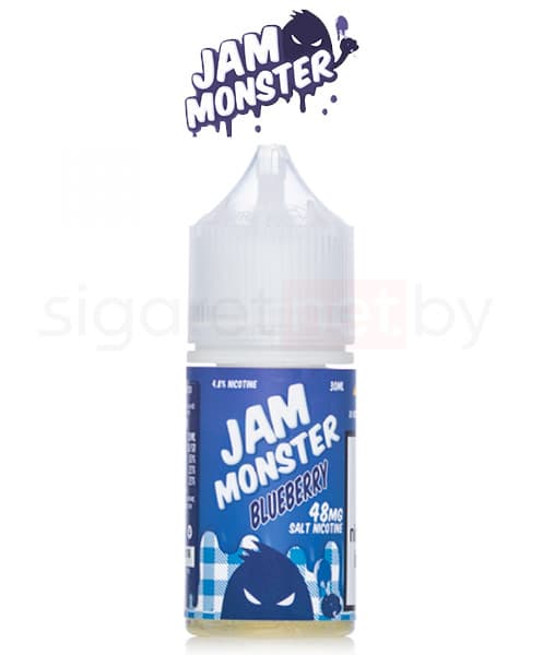 Жидкость Jam Monster SALT - Blueberry ( Теплый Тост с Маслом и Черничным Джемом ) 30 мл ( 20 мг )
