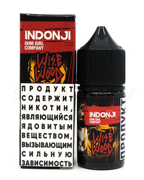 Жидкость INDONJI SALT - Wise Wood 30 мл ( 17 ± 3 мг ) ( Вишня с Барбарисом )