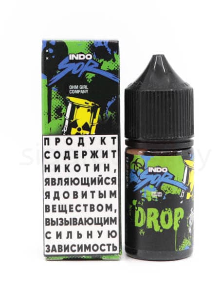 Жидкость INDO SOR SALT - Drop 30 мл  ( 12 ± 2 мг ) ( Киви Клубника )