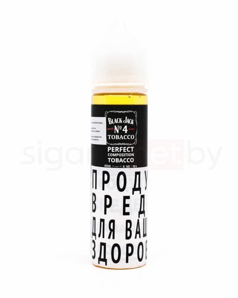 Жидкость BLACK JACK №4 60 мл ( 6 ± 1  мг ) ( Классический Табак )