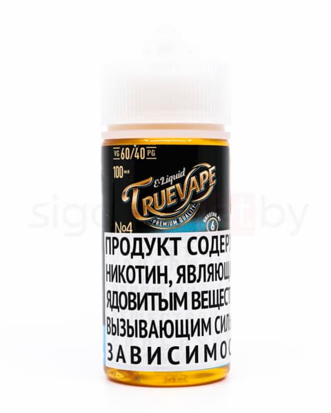 Жидкость INTRUE Lab TRUEVAPE №4 100 мл ( 6 мг ) ( Карамельный Капучино )