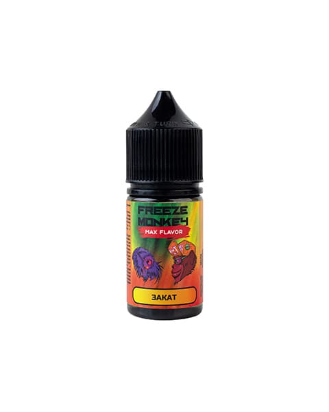 Клубника Ананас Лемонграсс – Жидкость Freeze Monkey MAX FLAVOR SALT Закат 25 мл ( 15 ± 3 мг )