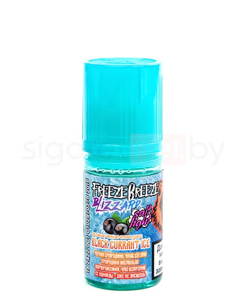 Жидкость Freeze Breeze Blizzard SALT - Black Currant Ice 30 мл ( 50 мг )