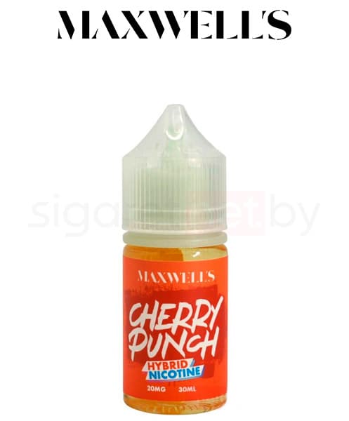 Жидкость Maxwells HYBRID - CHERRY PUNCH ( Вишневый Пунш ) 30 мл ( 20 мг )