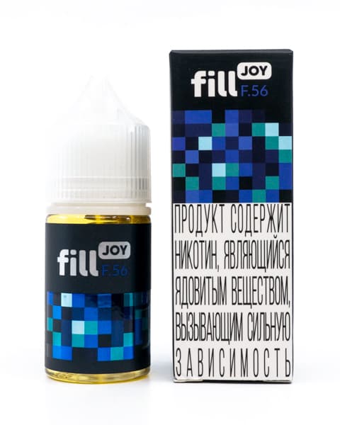 Жидкость fill JOY - Черная Смородина Мята ( F56 ) 25 мл ( 17 ± 3 мг )