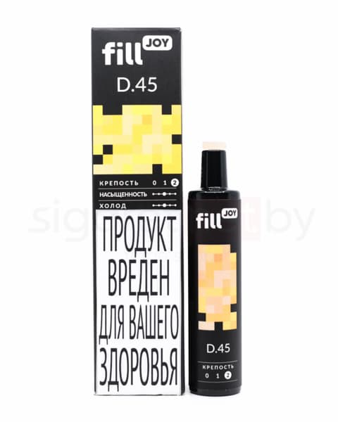 Электронная система курения ( одноразовая ) fill JOY 500 - 400 mAh - Печенье ( D45 ) ( 2 мл. Крепость 17 ± 3 мг\ мл )