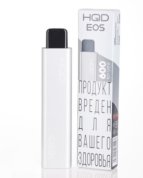Одноразка HQD EOS 600 - 350 mAh - Ледяная Вишня ( Silver ) ( 2 мл. Крепость 17 ± 3 мг\ мл )