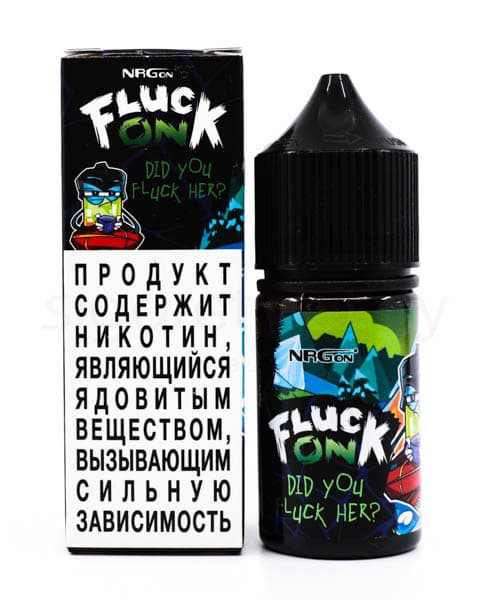 Жидкость Fluck On - Did You Fluck Her 30 мл ( 17 ± 3 мг ) ( Ледяное Яблоко с Киви ) 