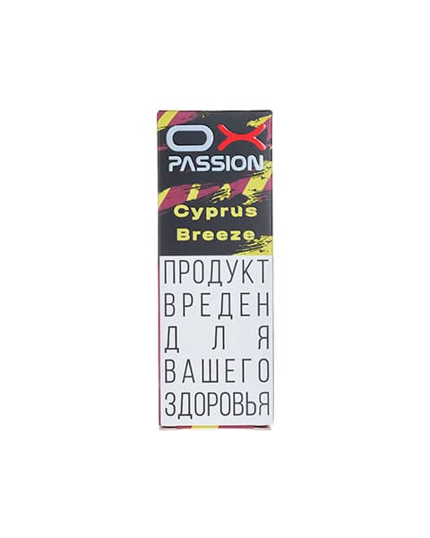 Жидкость OX Passion - Cyprus Breeze 25 мл ( 17 ± 3 мг ) ( Вишня Персик Лимон )