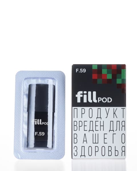 Заправленный картридж fill POD - Вишня Алоэ ( F59 ) ( 1.8 мл. Крепость 17 ± 3 мг )